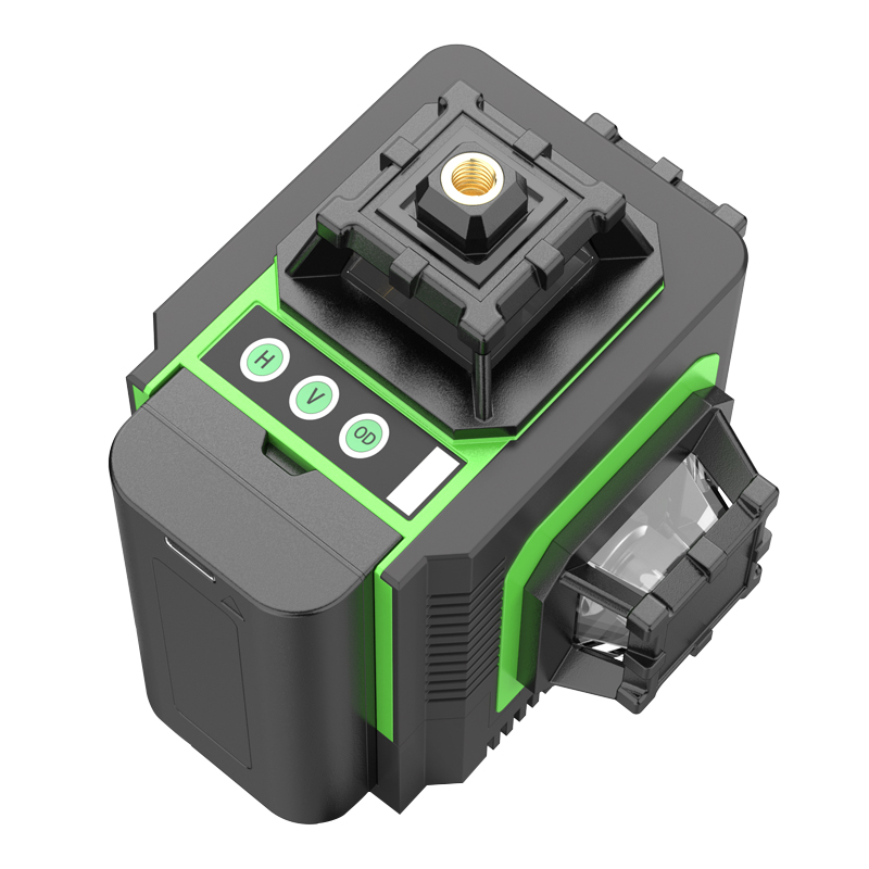 Laser Level 16 Lines 4D Green - ベストプライス ミニ3/4Dレーザーライトレベルマシン 12/16ライン 超強力グリーンロータリーレーザー 工業用