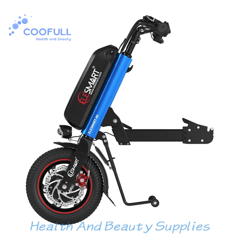 Electrical - Coofull 高効率500Wギアードモーター 12インチ電動車椅子ハンドサイクルアタッチメント 70kmバッテリー航続距離付き