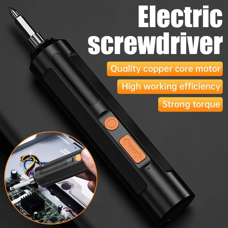 Electric Screwdriver Rechargeable Usb - 電動ドライバー バッテリー充電式コードレスドライバー パワフルインパクト ワイヤレスドリルドライバー 電動スクリュードライバー