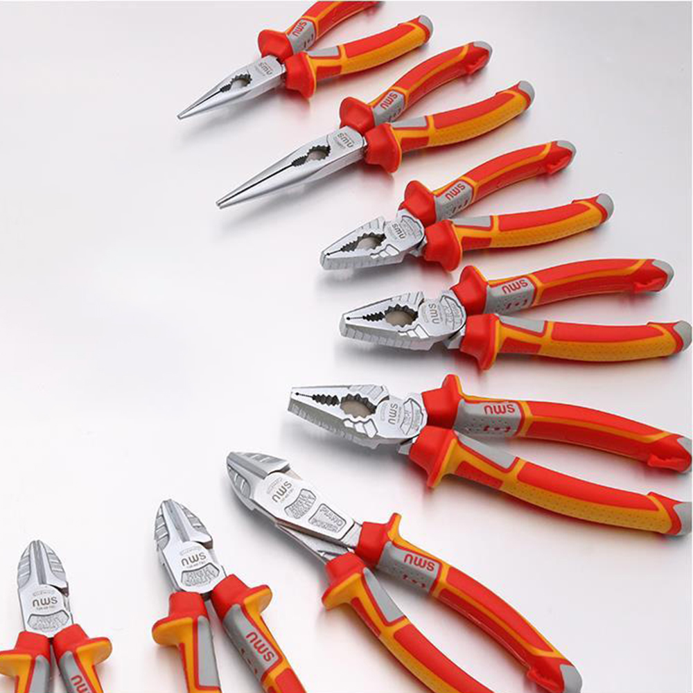 Automatic Wire Stripper Cutter - 多機能ワイヤーストリッパー 斜めペンチ 電気技師用ハンドツール ロングノーズプライヤー サイドカッター ケーブルカッター