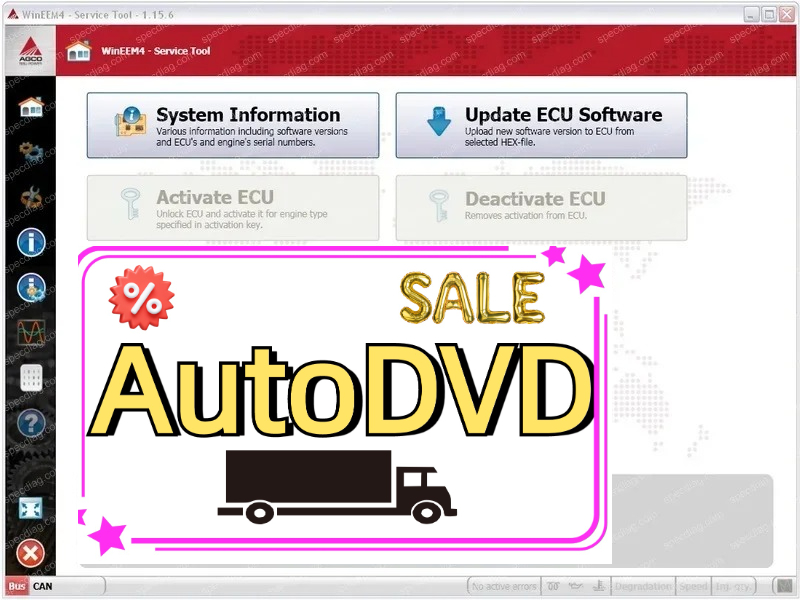 Power Tools - AutoDVD AGCO SISU Power WinEEM4 サービスツール