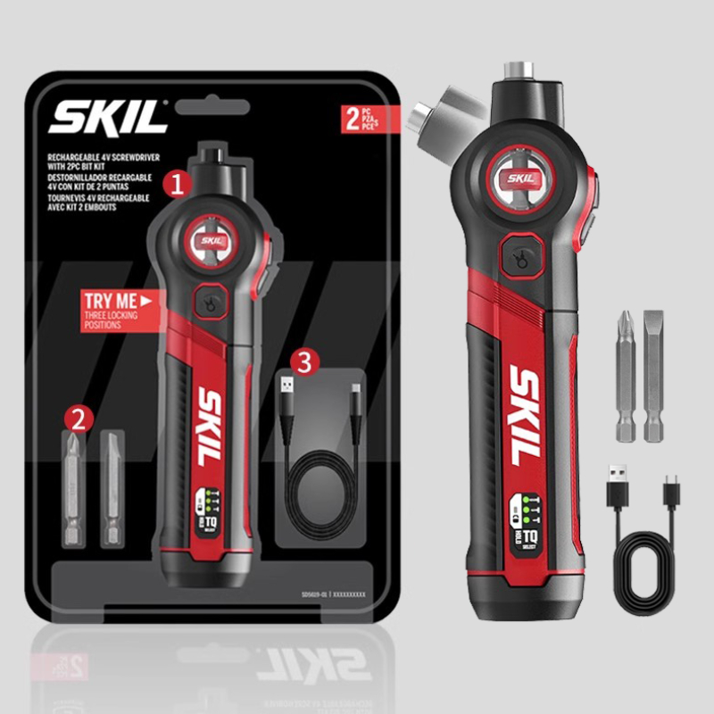 Electric Screwdriver Rechargeable Usb - SKIL 5619 4V ミニ電動ドライバーセットスマートスケーラブルコードレス電動ドライバーセット USB 充電式ドリルツール