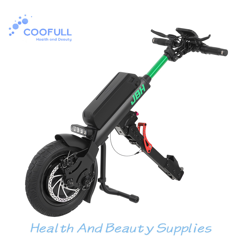 Electrical - Coofull電動ハンドサイクル車椅子アタッチメント（障害者用、ディスクブレーキと軽量アルミ合金フレーム付き）