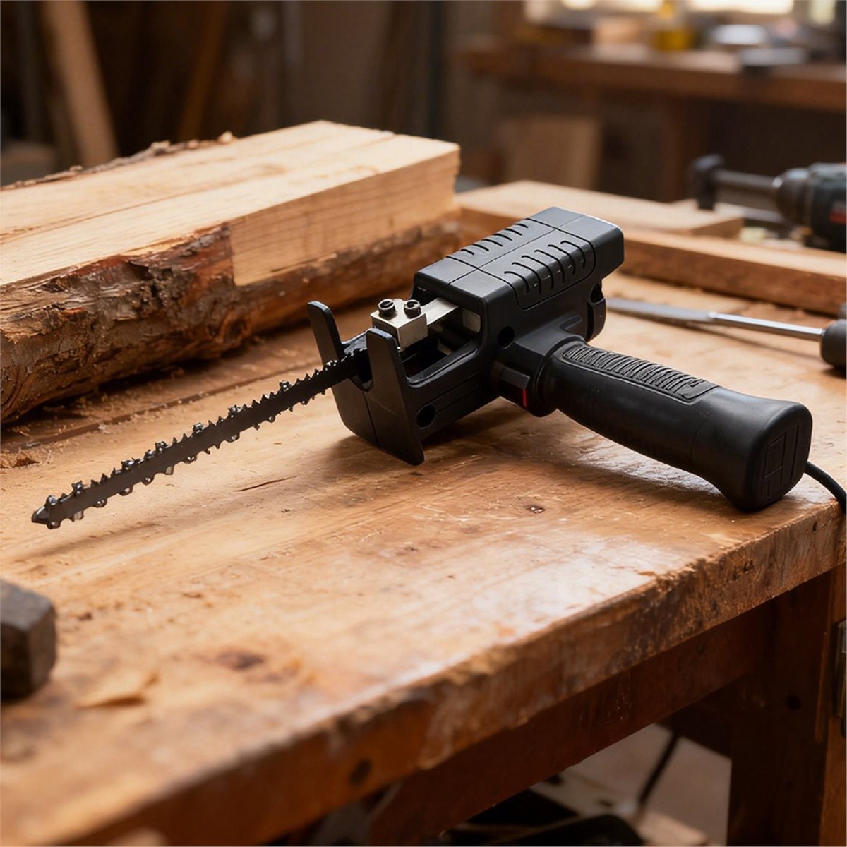 Reciprocating Saw Attachment Drill - 2026年新型ドリル用レシプロソーアダプターユニバーサルキット、木材・金属・PVC切断ツール用クイックチェンジドリルソーアタッチメント