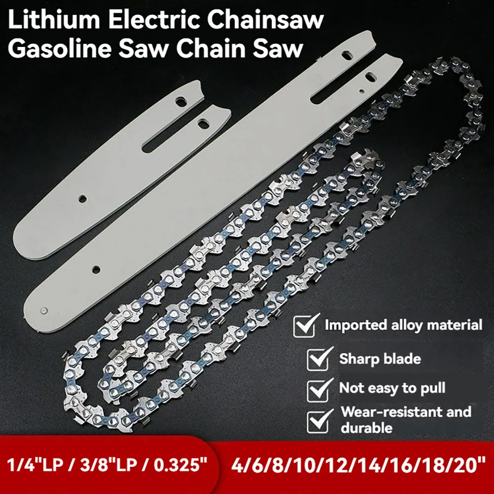 Mini Electric Chainsaw 6 Inch - 4/6/8/10/12/14/16/18/20 インチ電気ガソリンチェーンソー 28/33/37/40/45/50/52/55/56/59/62/64/72/76 DL ドライブリンクチェーンソーブレード