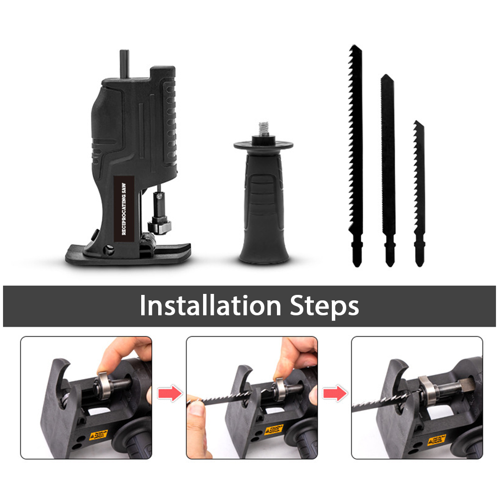 ポータブルレシプロソーアダプター多機能電動ドリル改造ツールア - Reciprocating Saw Attachment Drill のレビューと価格