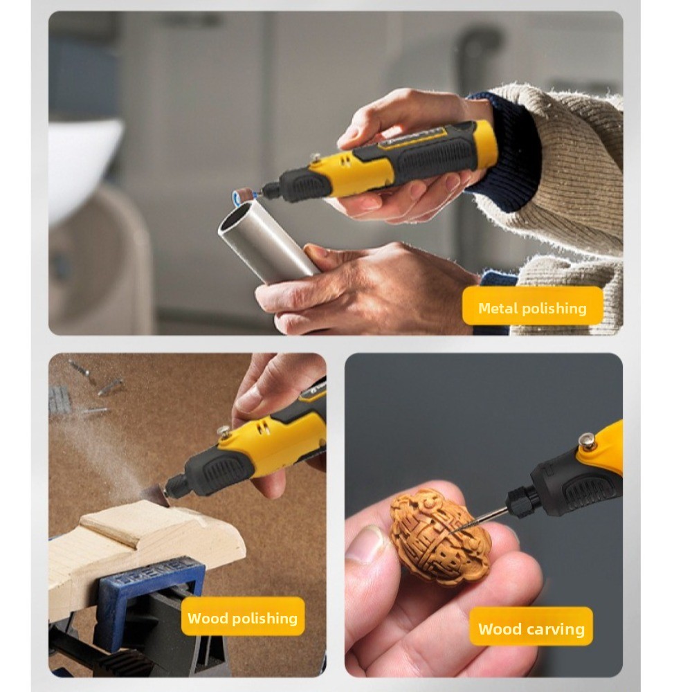 コードレスミニグラインダー 3段階速度調整可能 3.6V 電 - Cordless Rotary Tool Kit Accessories のレビューと価格