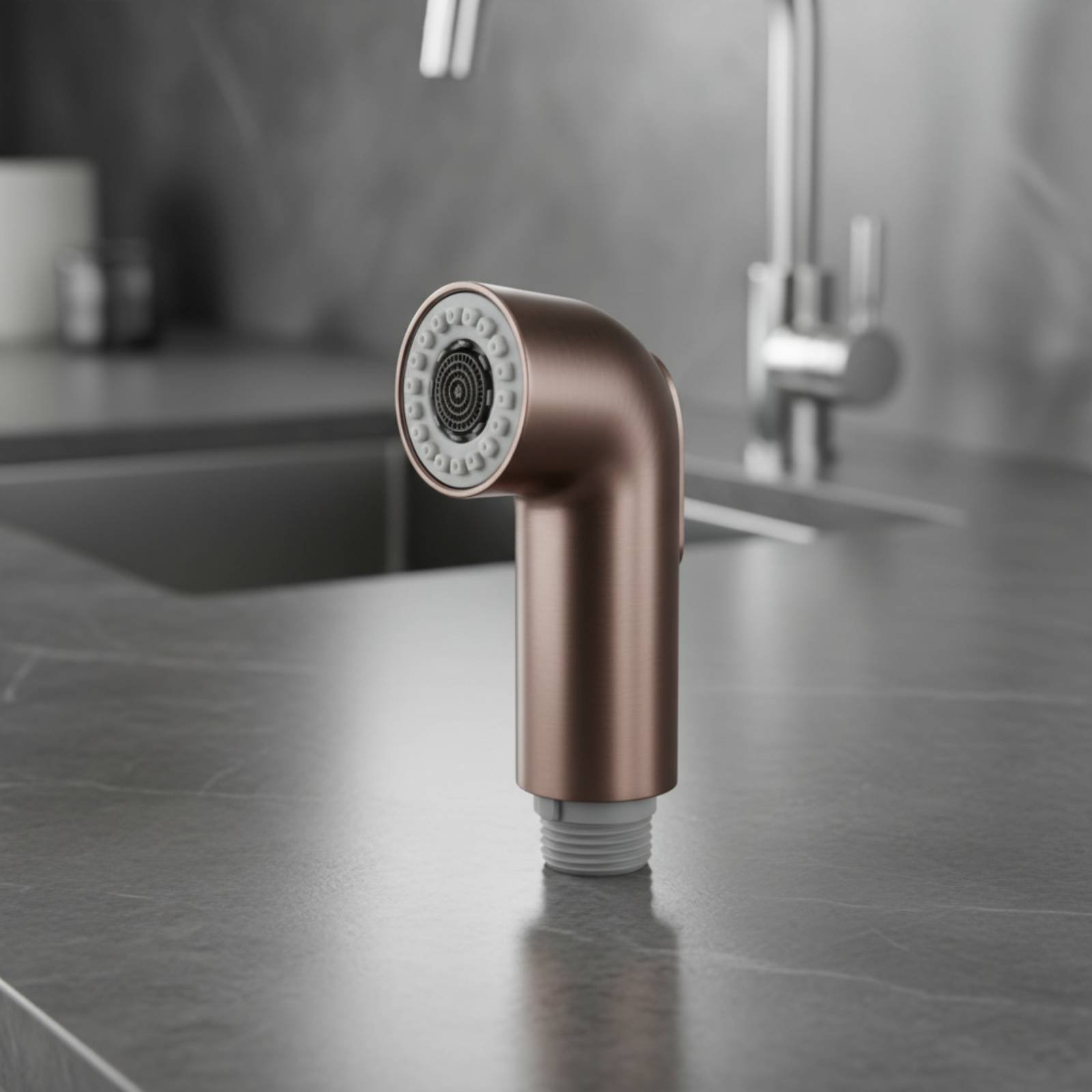 2機能蛇口ヘッド 2機能シンクスプレーヘッド ハンドヘルド蛇 - Plumbing のレビューと価格