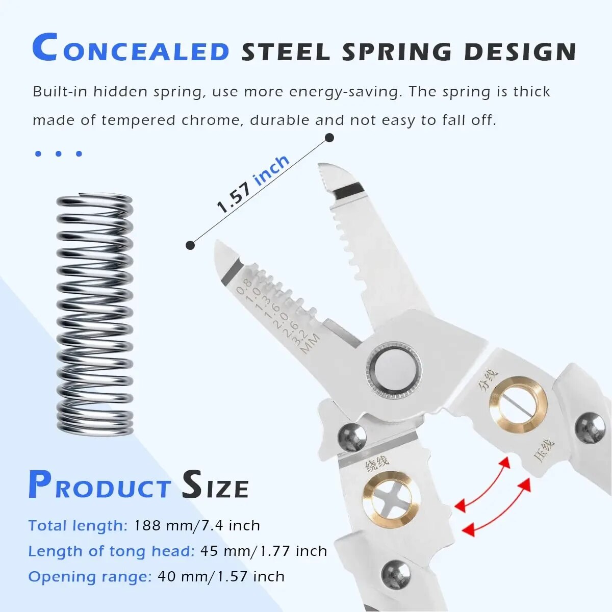 6 1 ワイヤーストリッパー特殊ワイヤープライヤーツール電気 - Automatic Wire Stripper Cutter のレビューと価格