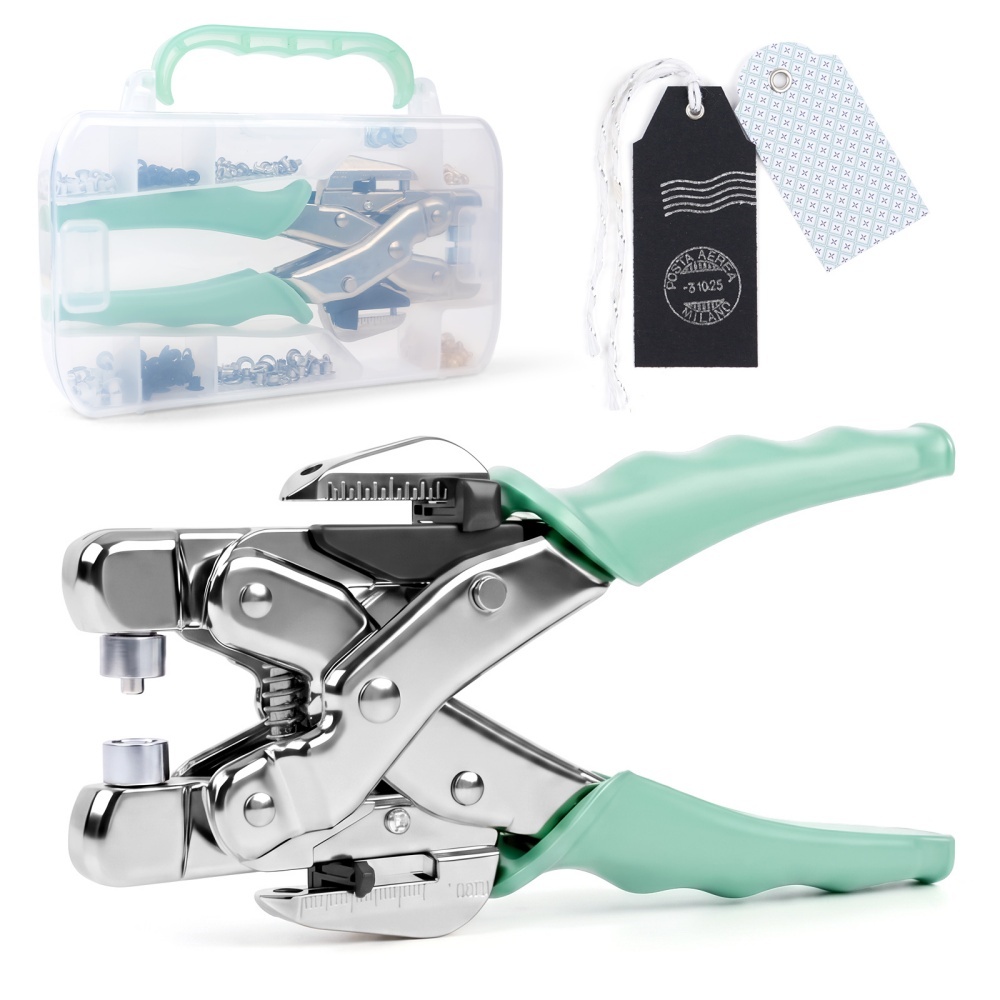 グロメットツールキット ハンドヘルド穴あけプライヤー バック - Hand Tools のレビューと価格