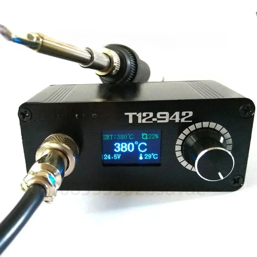 ミニ T12 STC OLED デジタルはんだ付けステーショ - Digital Soldering Station T12 のレビューと価格
