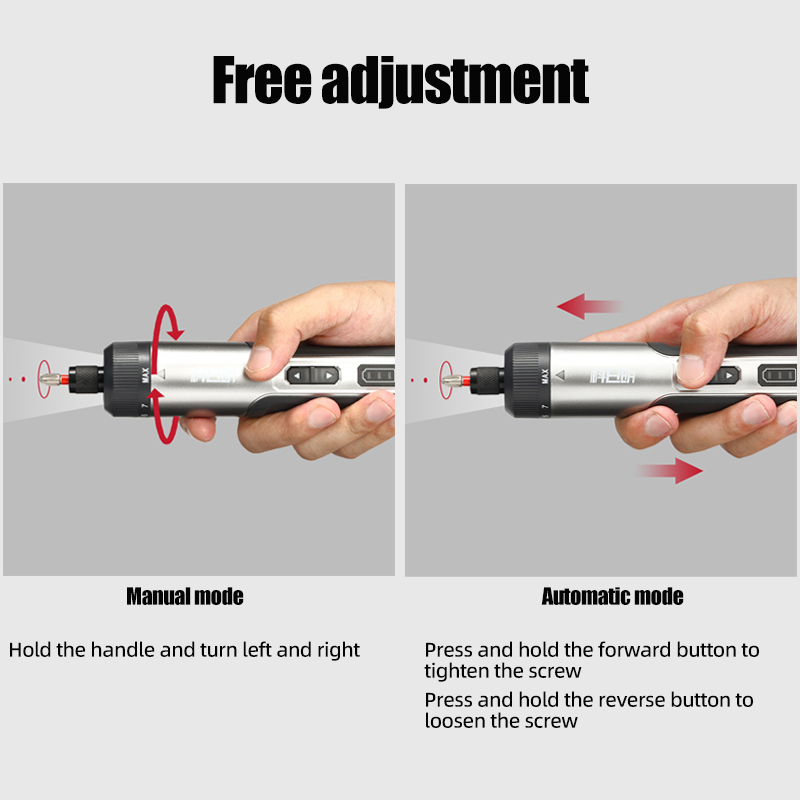 コードレス電動ドライバービットセット 8段階トルク調整 20 - Electric Screwdriver Rechargeable Usb のレビューと価格