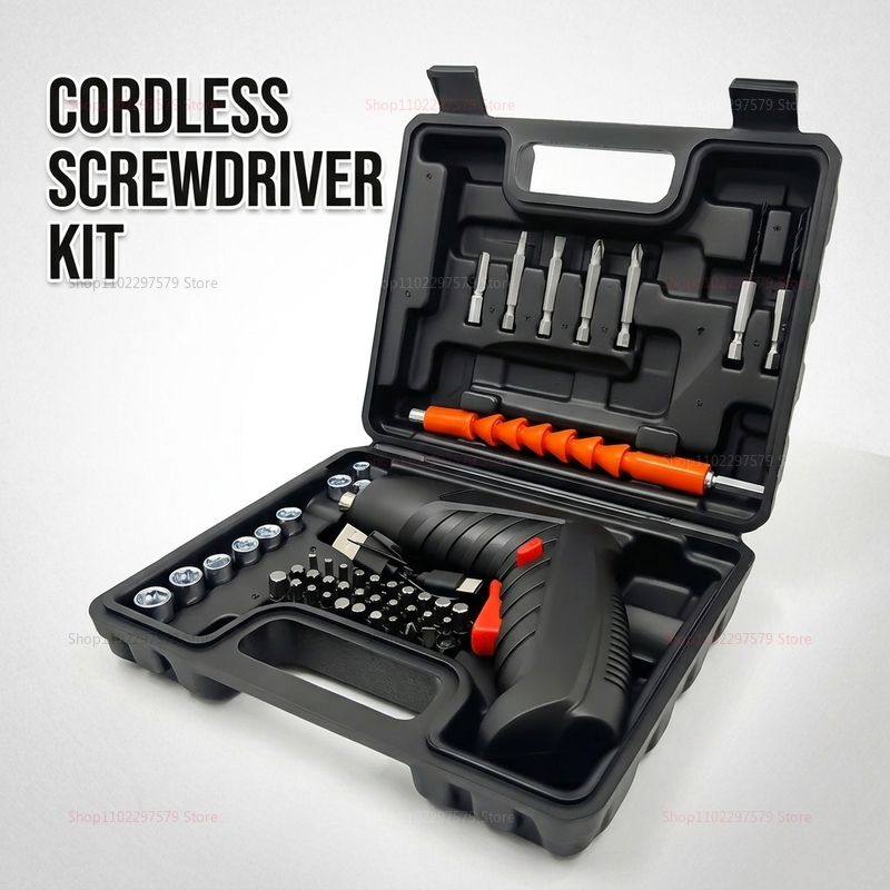 47点充電式電動ドライバーセット 3.6Vコードレスリチウム - Electric Screwdriver Rechargeable Usb のレビューと価格