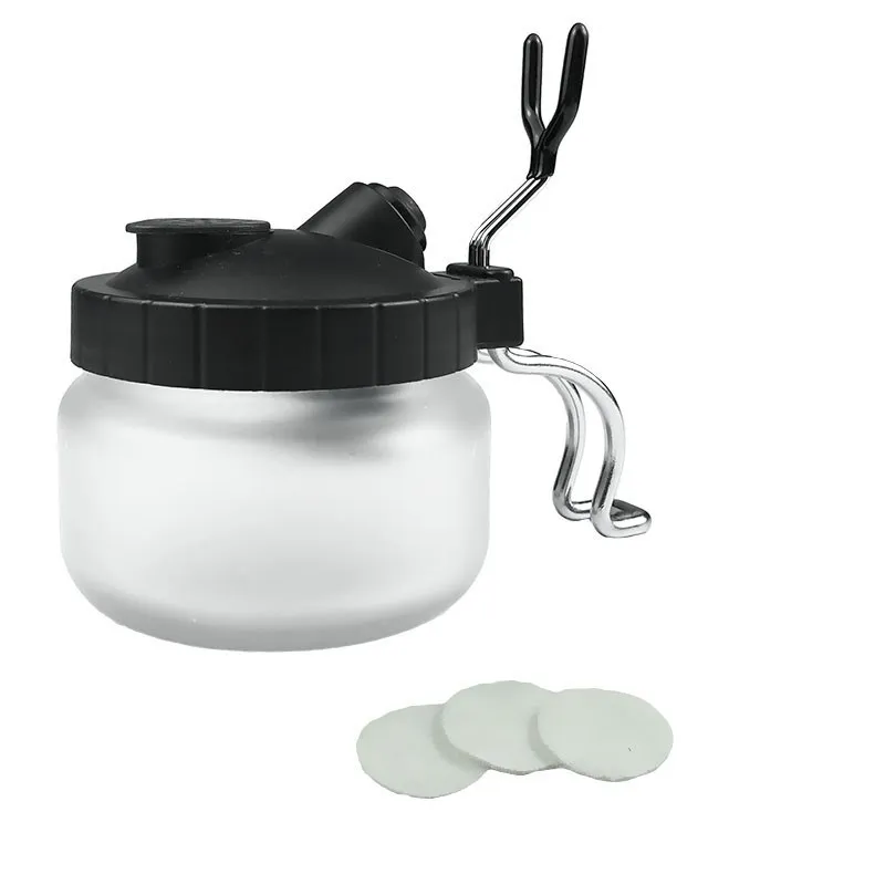 エアブラシクリーニングポット,スタビライザーボトルホルダーペ - Airbrush Kit With Mini Compressor のレビューと価格