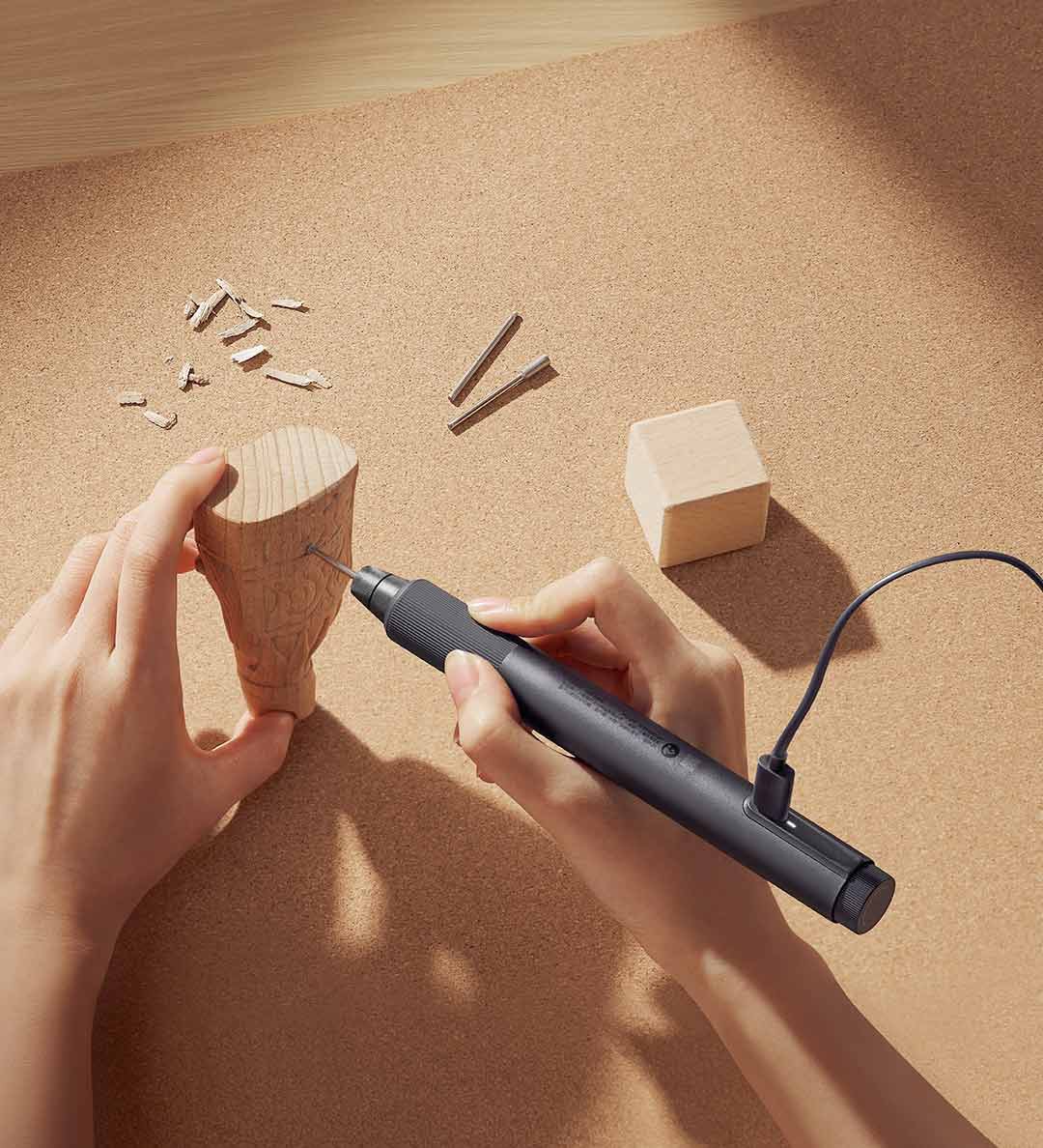 MIJIA電動研磨ペン 22000回転/分 ブラシレスモータ - Power Tools のレビューと価格