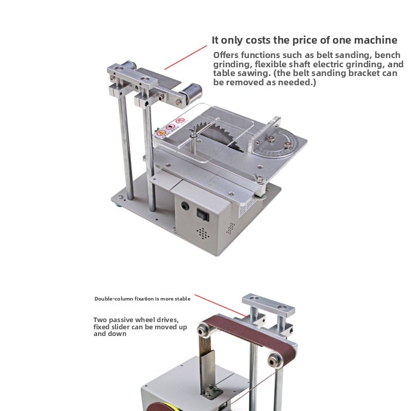 テーブルソー多機能研磨・切断、精密卓上家庭用ハンドメイドミニ - Mini Table Saw For Woodworking のレビューと価格