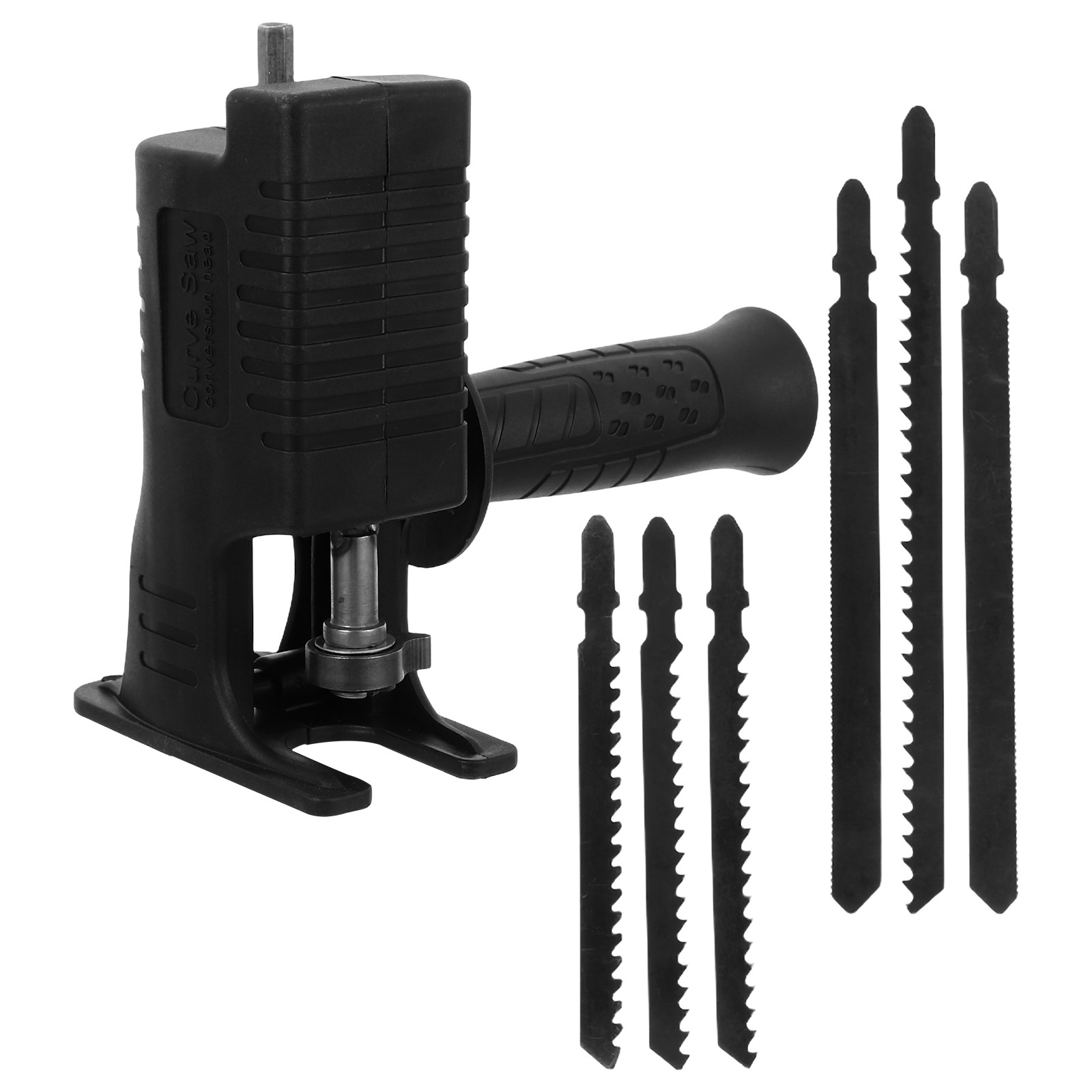 7点セット電動ドリル変換ソー黒ポータブル往復アタッチメントブ - Reciprocating Saw Attachment Drill のレビューと価格