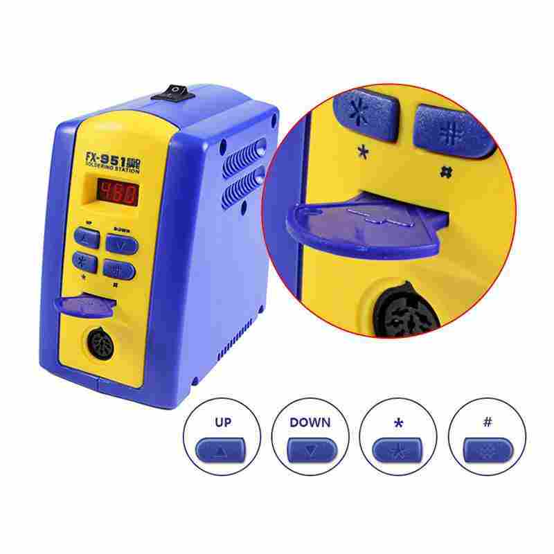 デジタル FX951 75 ワットはんだステーション FX- - Digital Soldering Station T12 のレビューと価格