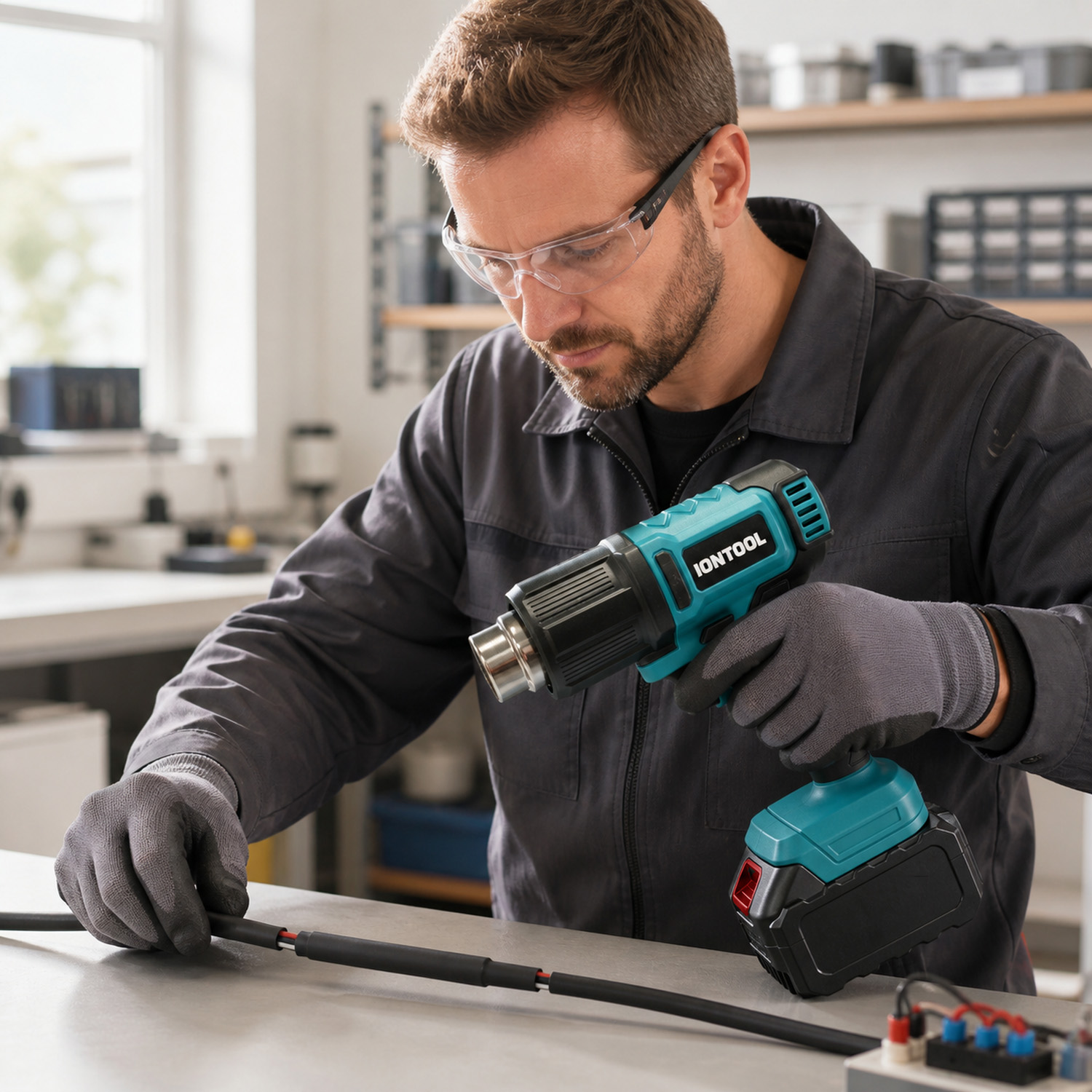 IONTOOL 250/500LPM 550 ℃   熱収縮 - Cordless Heat Gun For Shrink Tubing のレビューと価格