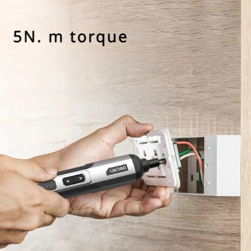 デリ 4V 3段階速度調整コードレス電動ドライバーセット 2 - Electric Screwdriver Rechargeable Usb のレビューと価格