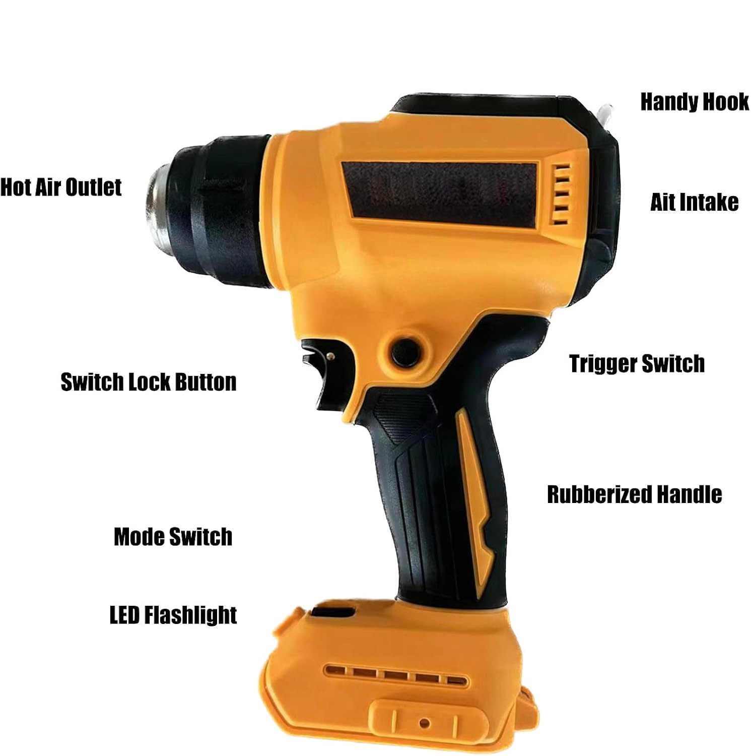 コードレスヒートガン デウォルト18Vバッテリー対応 マキタ - Cordless Heat Gun For Shrink Tubing のレビューと価格