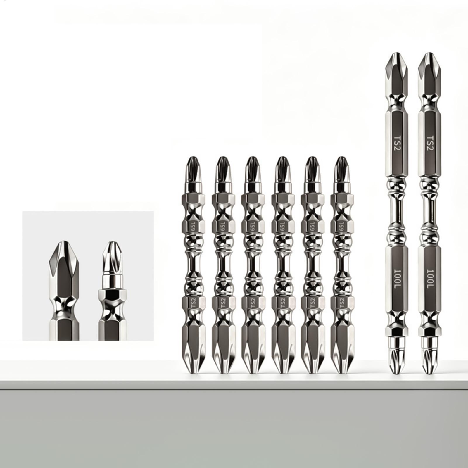 ドライバービットセット磁気ヘビーデューティ金属六角シャンク滑 - Hand Tools のレビューと価格