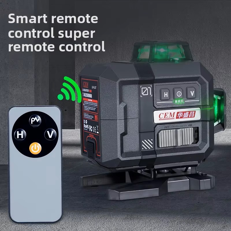 CEM 4D 16ライン グリーンコードレスレーザー 360 - Laser Level 16 Lines 4D Green のレビューと価格