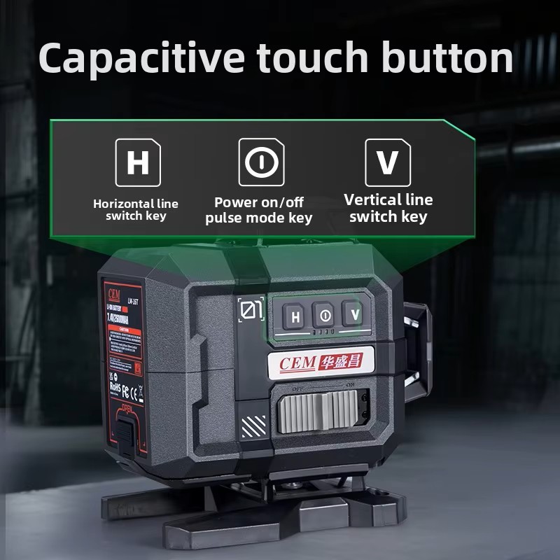 CEM 4D 16ライン グリーンコードレスレーザー 360 - Laser Level 16 Lines 4D Green のレビューと価格
