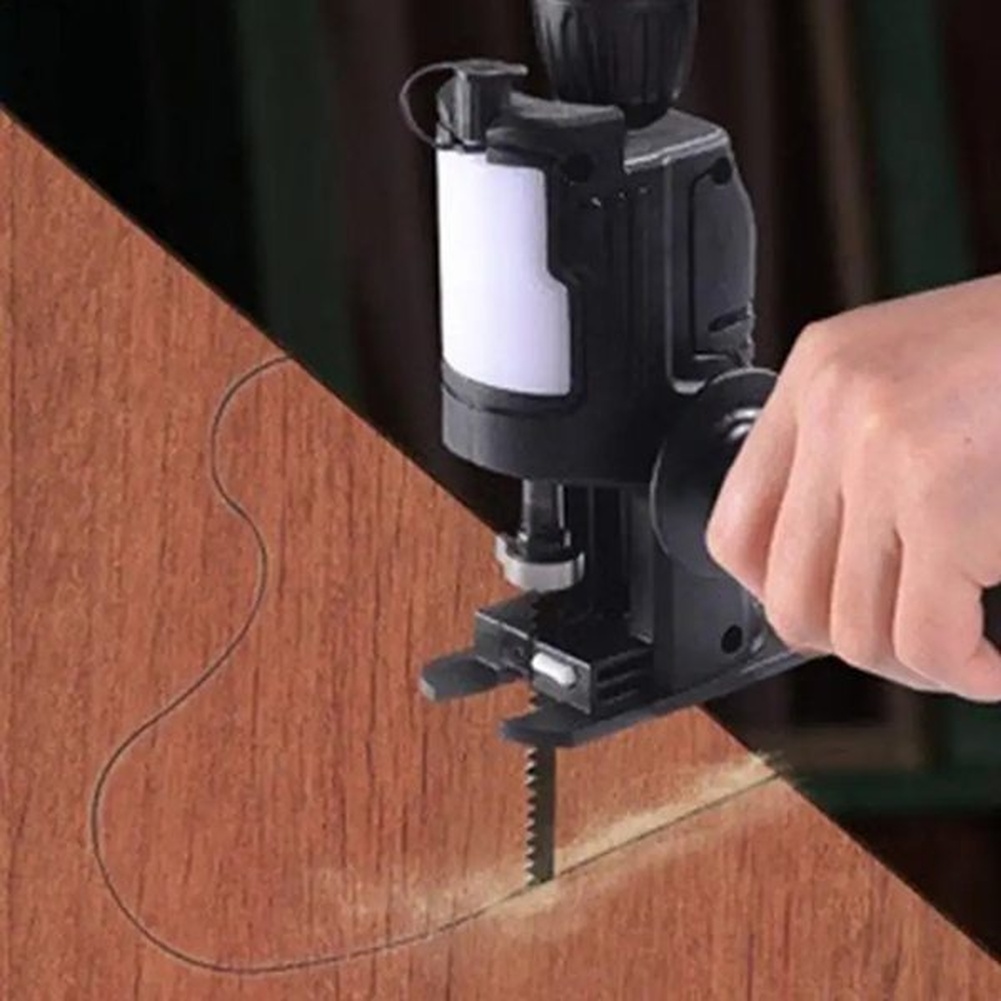 電気ドリルからレシプロソーへの変換アダプター 木工DIY切断 - Reciprocating Saw Attachment Drill のレビューと価格