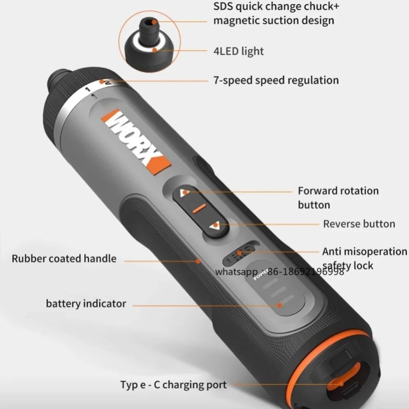 30 ビットセット電動工具 WX242 電気ドライバーセット - Electric Screwdriver Rechargeable Usb のレビューと価格