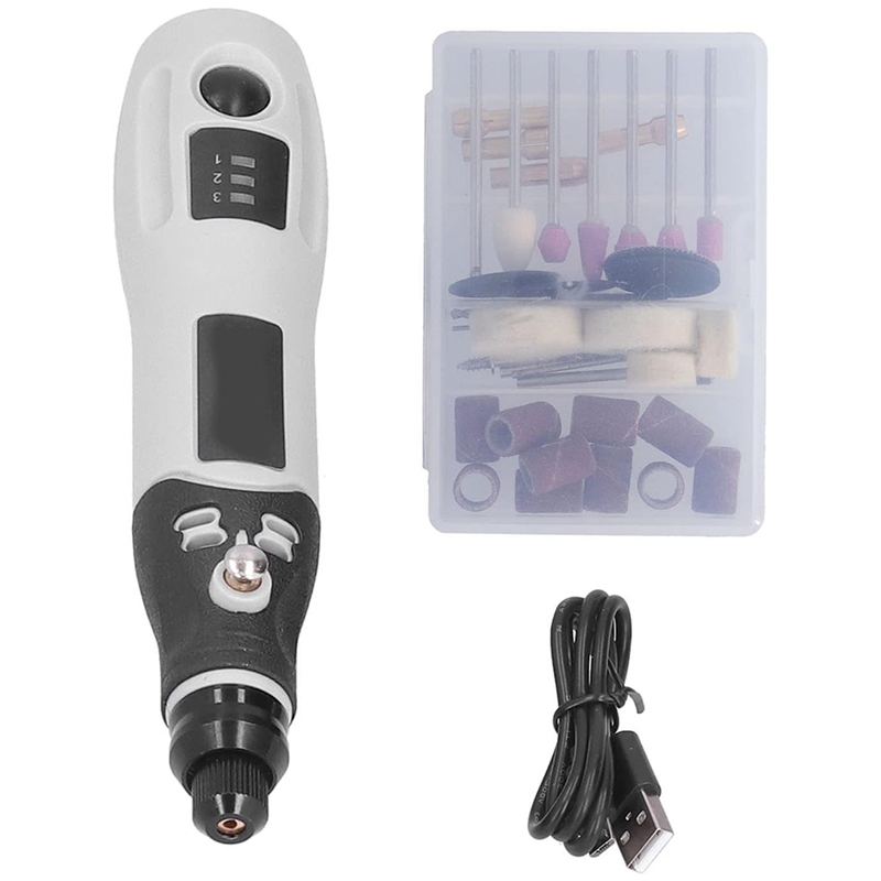 SHGOミニグラインダーキット、回転工具、40個のアクセサリ - Cordless Rotary Tool Kit Accessories のレビューと価格
