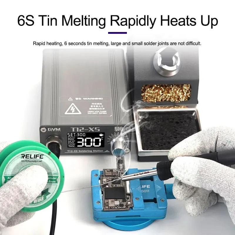 GVM T12-XS スマートLEDデジタル表示はんだステー - Digital Soldering Station T12 のレビューと価格