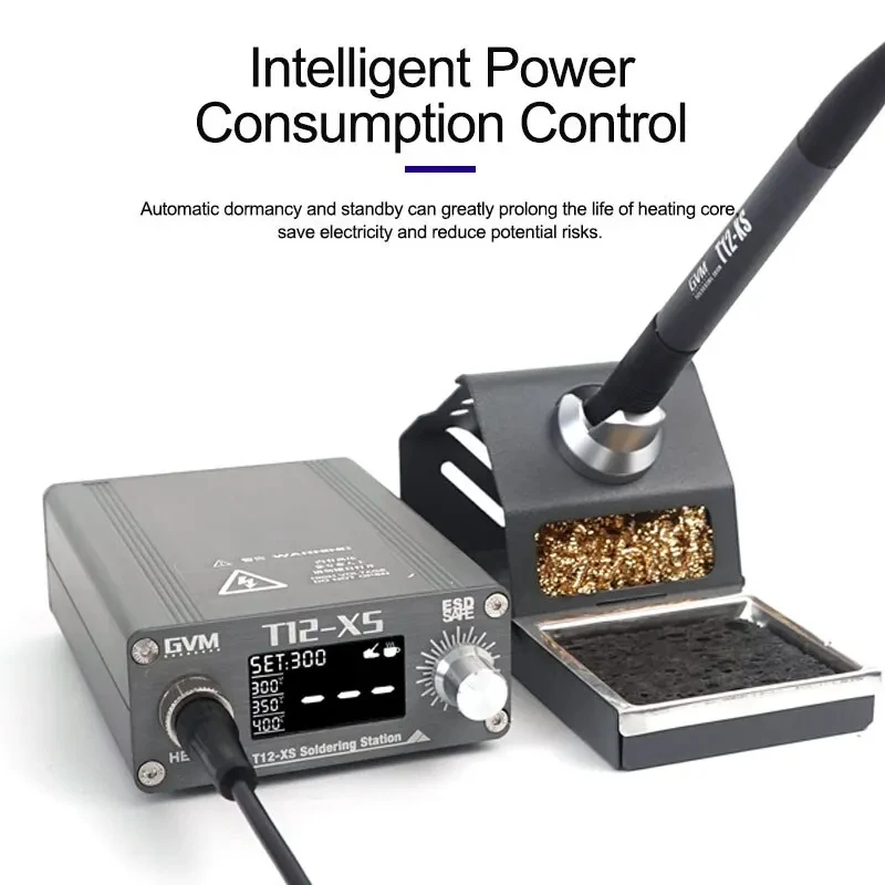 GVM T12-XS スマートLEDデジタル表示はんだステー - Digital Soldering Station T12 のレビューと価格
