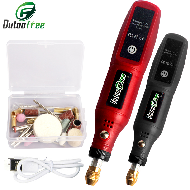USB コードレスロータリーツールキット木工彫刻ペン DIY - Cordless Rotary Tool Kit Accessories のレビューと価格