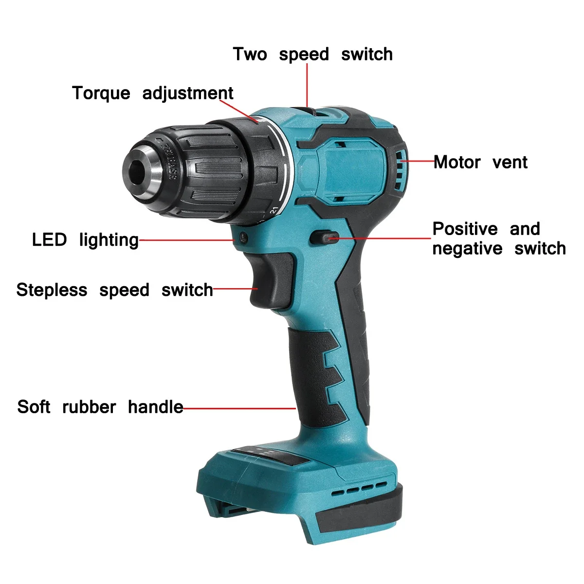 電気ドリル 18V 90N.m コードレスブラシレス充電式  - Brushless Cordless Electric Drill 18V のレビューと価格