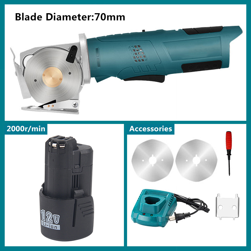 電気丸型コードレスはさみ、ロータリーファブリックカッター、適 - Cordless Rotary Tool Kit Accessories のレビューと価格