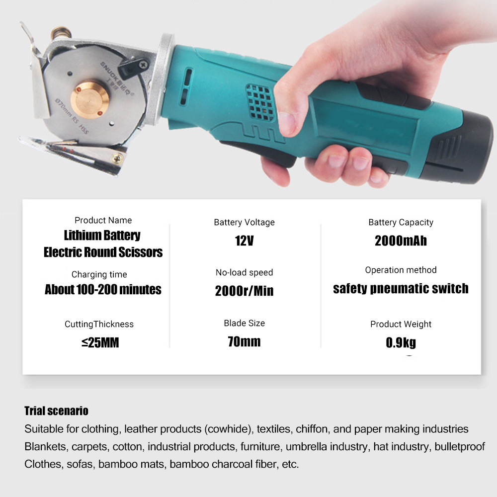 電気丸型コードレスはさみ、ロータリーファブリックカッター、適 - Cordless Rotary Tool Kit Accessories のレビューと価格