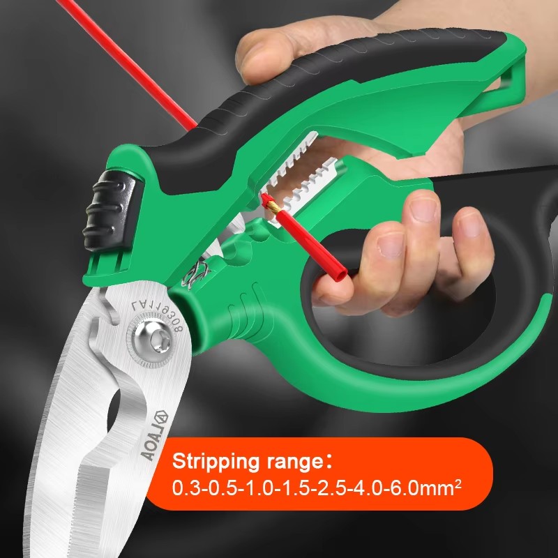 LAOA 電気技師用はさみ 6/7/8 インチ ワイヤースト - Automatic Wire Stripper Cutter のレビューと価格