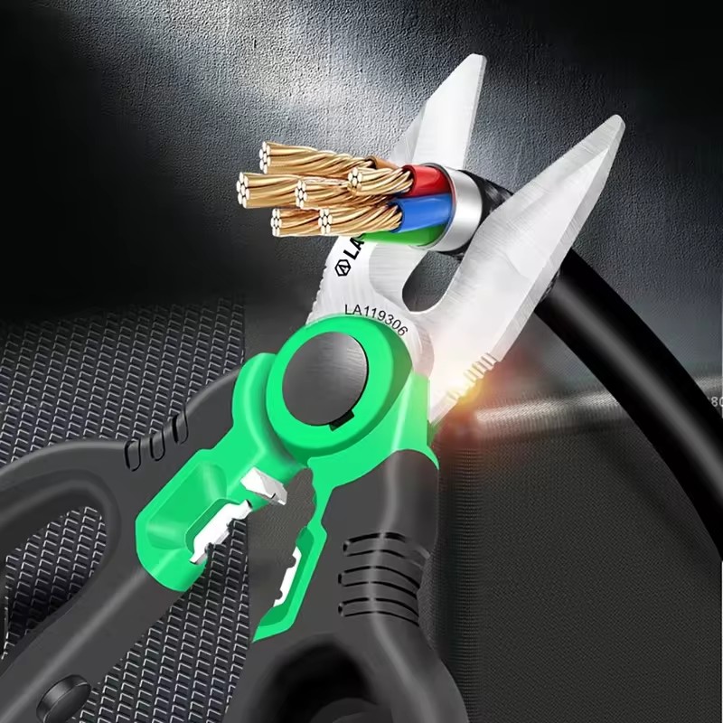 LAOA 電気技師用はさみ 6/7/8 インチ ワイヤースト - Automatic Wire Stripper Cutter のレビューと価格