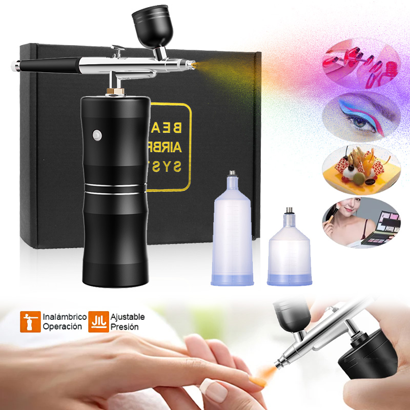 酸素スプレー ミニエアコンプレッサーキット エアブラシ スプ - Airbrush Kit With Mini Compressor のレビューと価格