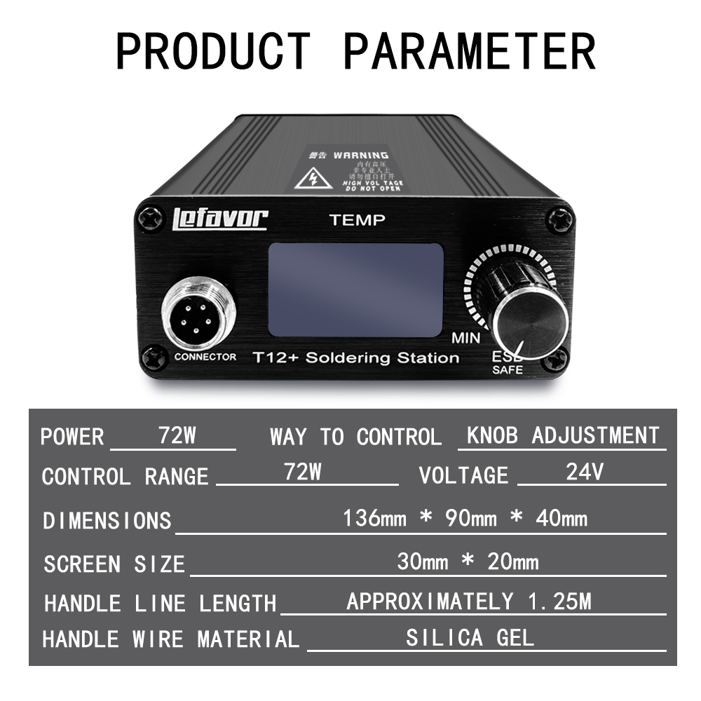 T12 + はんだステーションはんだごて 1.3 インチ O - Digital Soldering Station T12 のレビューと価格